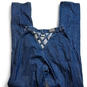 Vintage Roughrider by Circle T western rodeo cowgirl denim jeans size 27x36